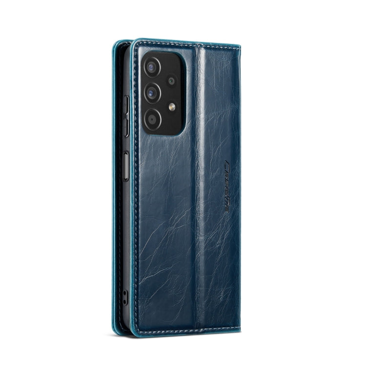 For Samsung Galaxy A32 5Gï¼M32 5G CaseMe 003 Crazy Horse Texture Leather Phone Case