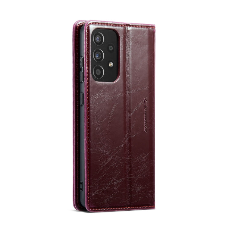For Samsung Galaxy A33 5G CaseMe 003 Crazy Horse Texture Leather Phone Case