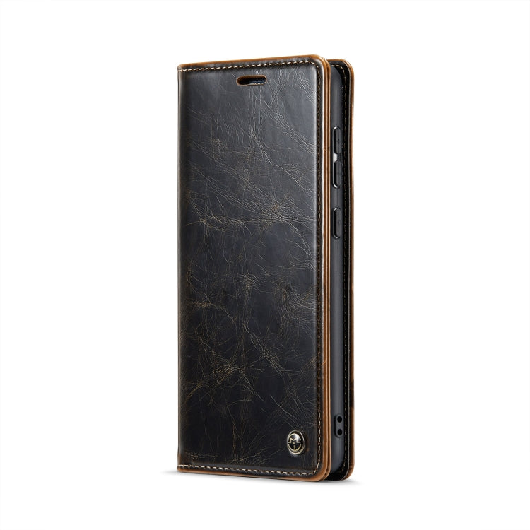 For Samsung Galaxy A51 4G/M40S CaseMe 003 Crazy Horse Texture Leather Phone Case
