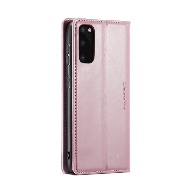 For Samsung Galaxy S20 CaseMe 003 Crazy Horse Texture Leather Phone Case