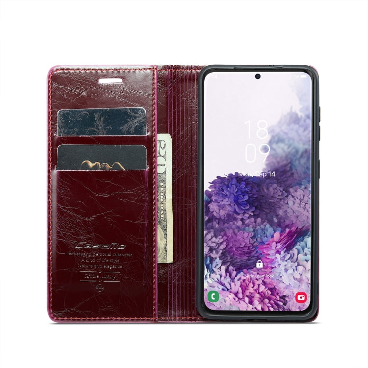For Samsung Galaxy S20 CaseMe 003 Crazy Horse Texture Leather Phone Case