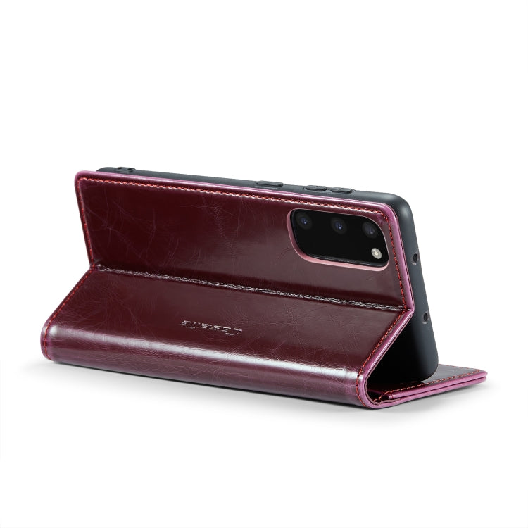 For Samsung Galaxy S20 CaseMe 003 Crazy Horse Texture Leather Phone Case