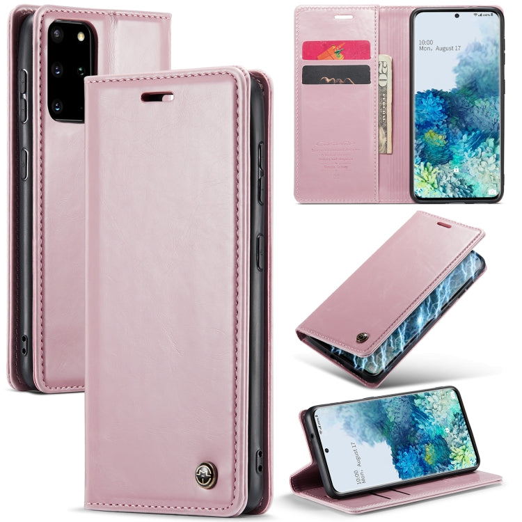 For Samsung Galaxy S20+ CaseMe 003 Crazy Horse Texture Leather Phone Case