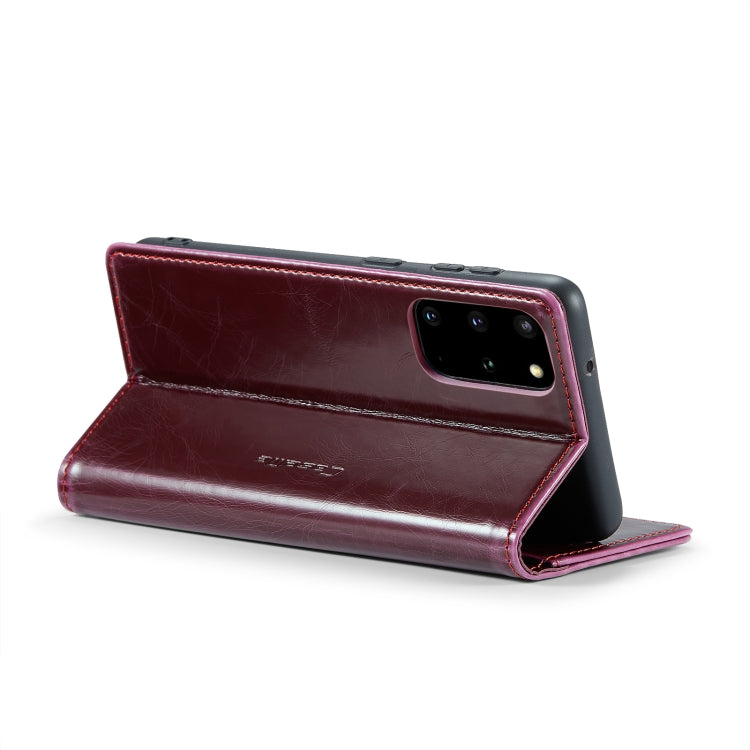For Samsung Galaxy S20+ CaseMe 003 Crazy Horse Texture Leather Phone Case