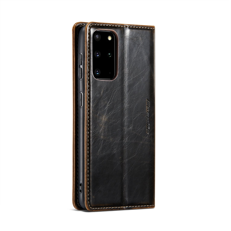 For Samsung Galaxy S20+ CaseMe 003 Crazy Horse Texture Leather Phone Case