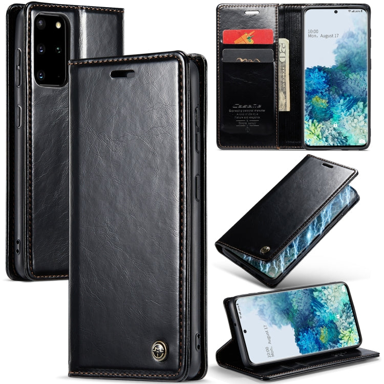 For Samsung Galaxy S20+ CaseMe 003 Crazy Horse Texture Leather Phone Case