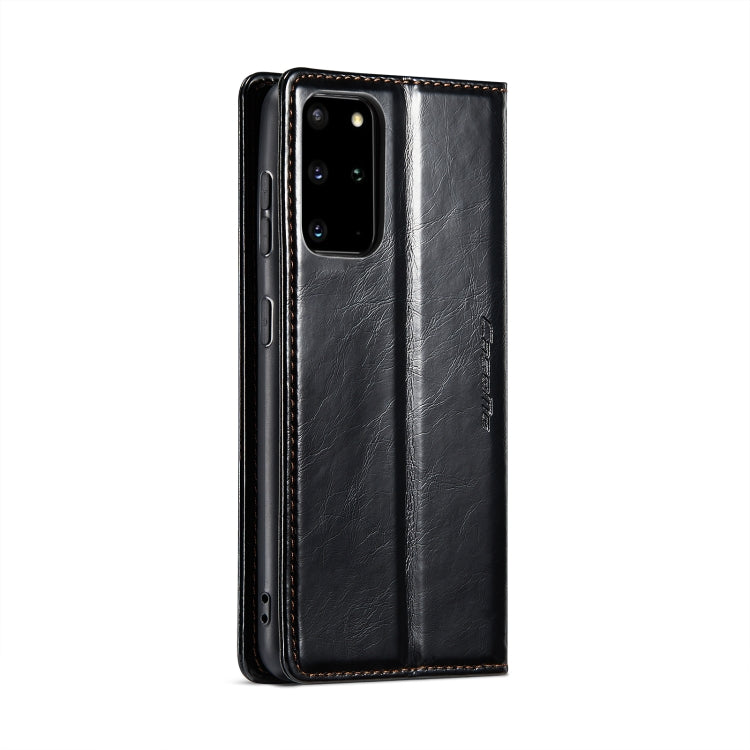 For Samsung Galaxy S20+ CaseMe 003 Crazy Horse Texture Leather Phone Case