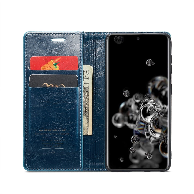 For Samsung Galaxy S20 Ultra CaseMe 003 Crazy Horse Texture Leather Phone Case