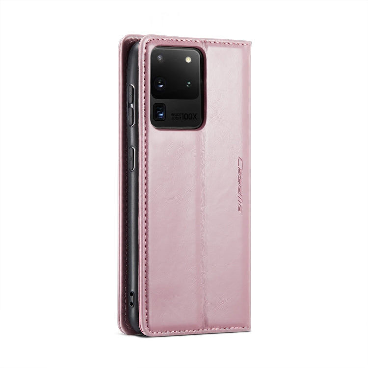 For Samsung Galaxy S20 Ultra CaseMe 003 Crazy Horse Texture Leather Phone Case