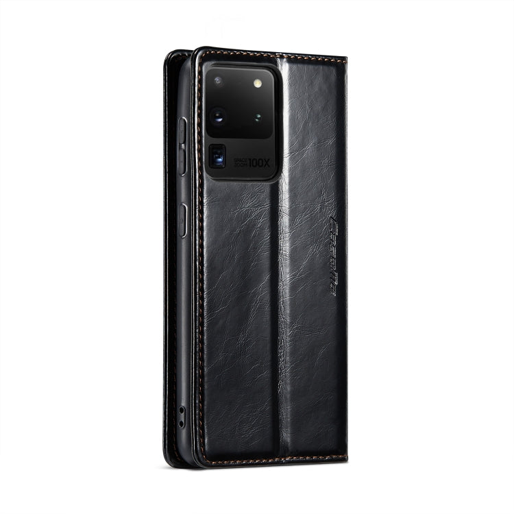 For Samsung Galaxy S20 Ultra CaseMe 003 Crazy Horse Texture Leather Phone Case