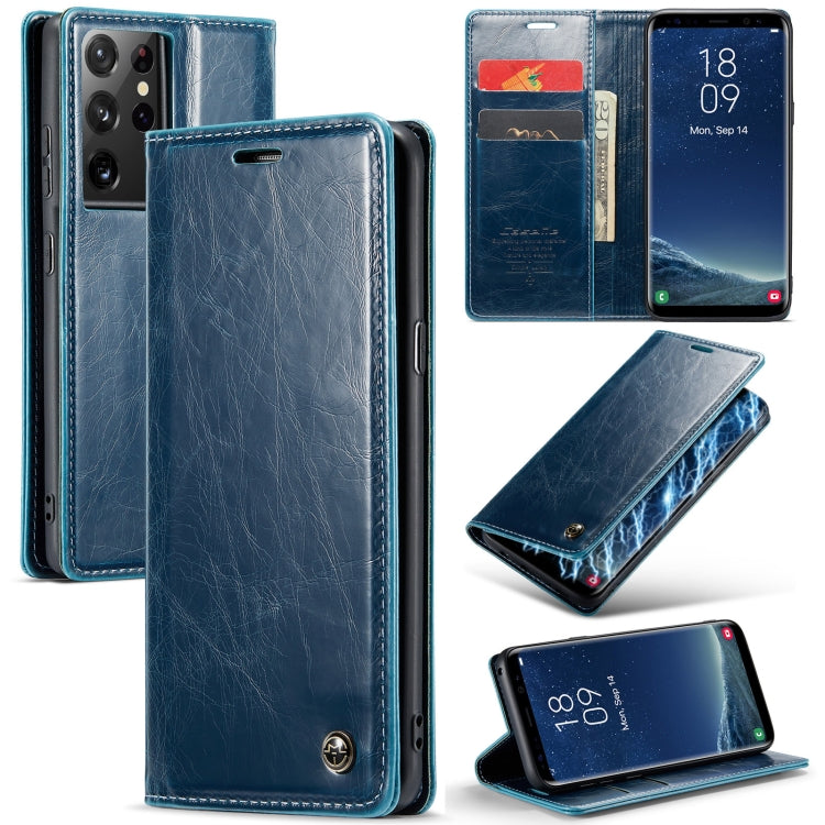 For Samsung Galaxy S8 CaseMe 003 Crazy Horse Texture Leather Phone Case