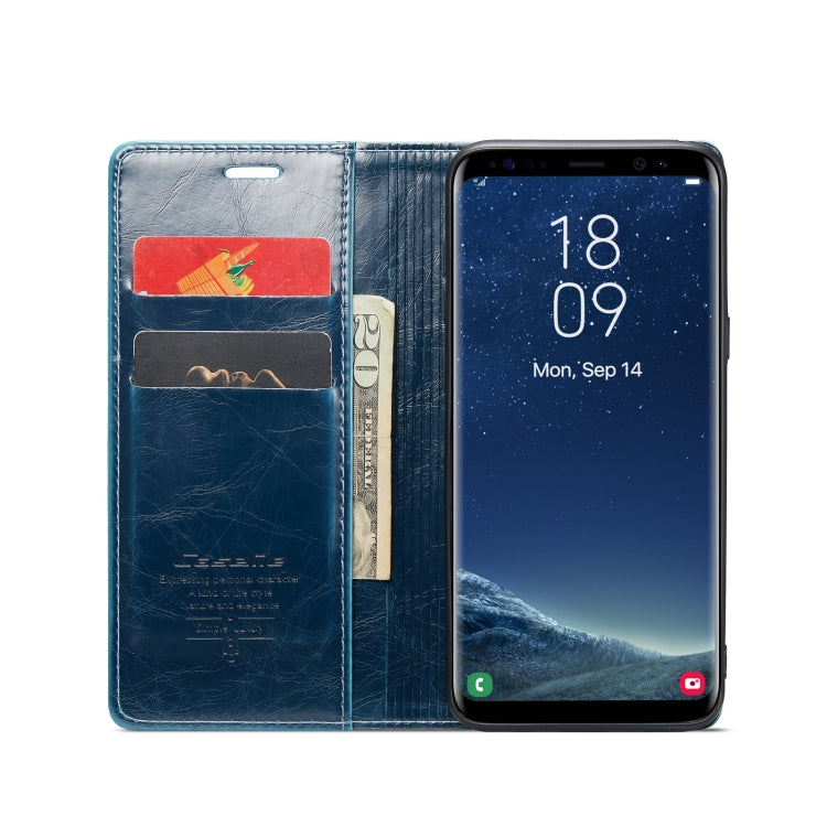 For Samsung Galaxy S8 CaseMe 003 Crazy Horse Texture Leather Phone Case