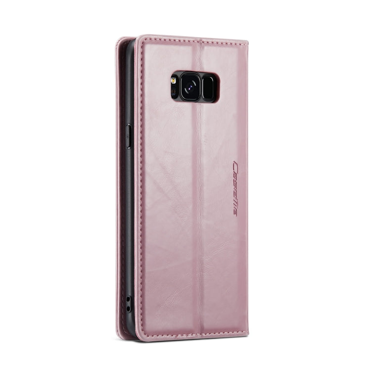 For Samsung Galaxy S8 CaseMe 003 Crazy Horse Texture Leather Phone Case