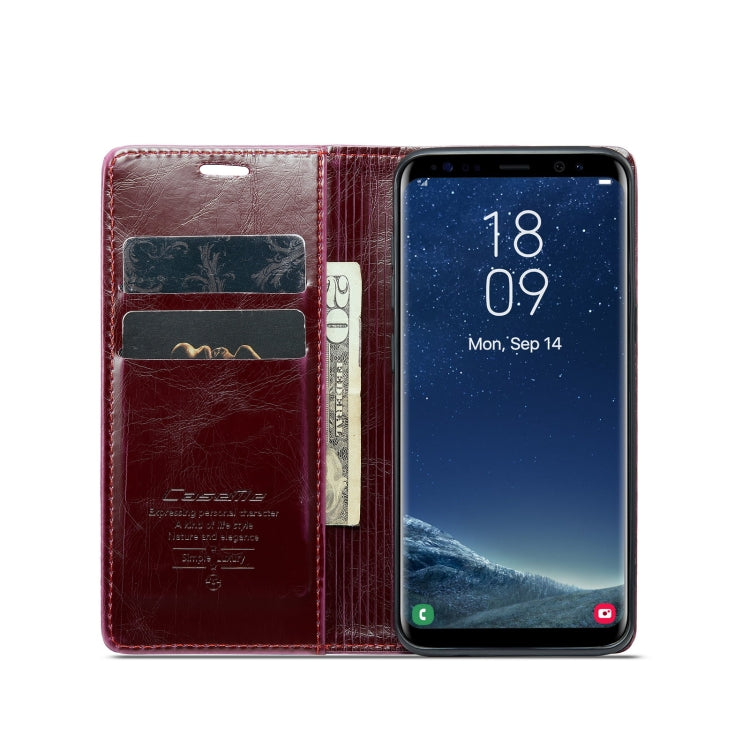For Samsung Galaxy S8 CaseMe 003 Crazy Horse Texture Leather Phone Case