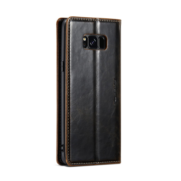 For Samsung Galaxy S8 CaseMe 003 Crazy Horse Texture Leather Phone Case
