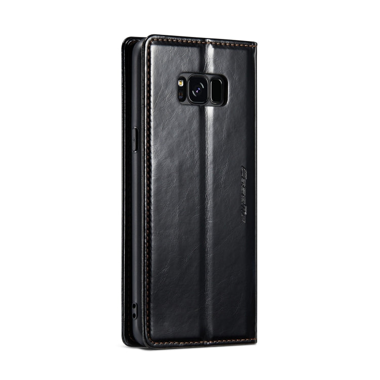 For Samsung Galaxy S8+ CaseMe 003 Crazy Horse Texture Leather Phone Case