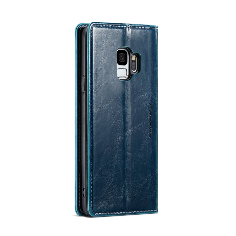 For Samsung Galaxy S9 CaseMe 003 Crazy Horse Texture Leather Phone Case