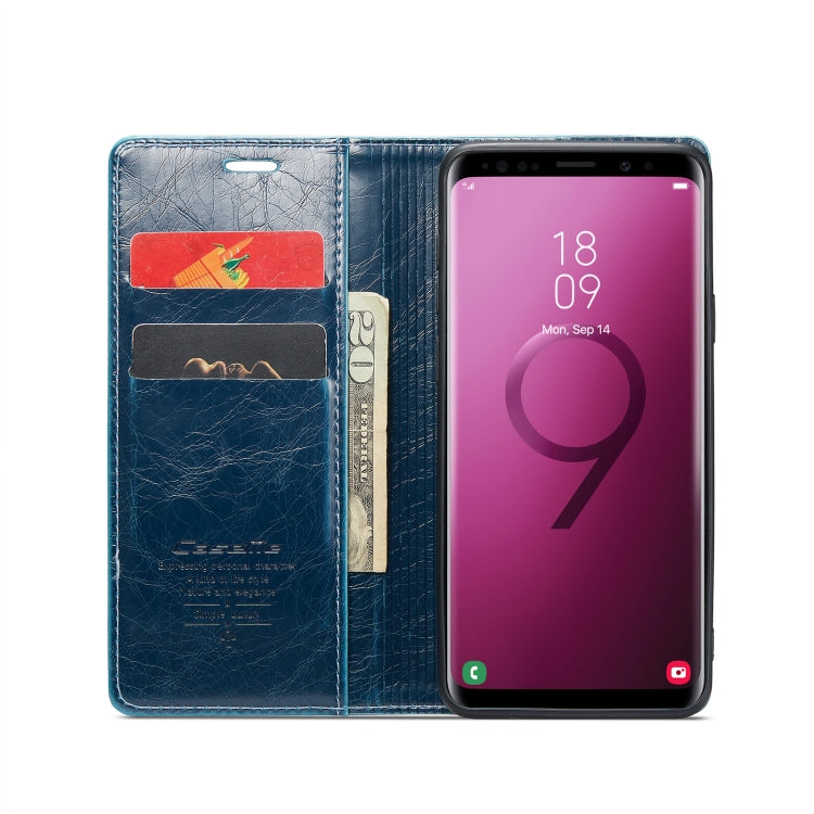 For Samsung Galaxy S9 CaseMe 003 Crazy Horse Texture Leather Phone Case