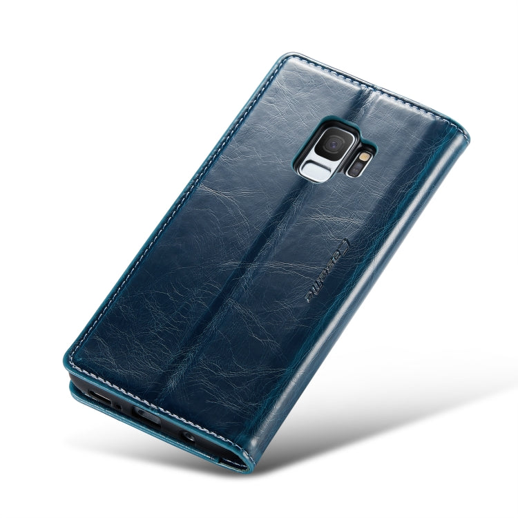 For Samsung Galaxy S9 CaseMe 003 Crazy Horse Texture Leather Phone Case