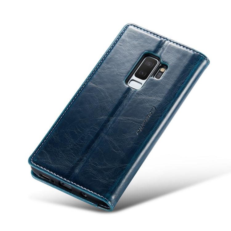 For Samsung Galaxy S9+ CaseMe 003 Crazy Horse Texture Leather Phone Case
