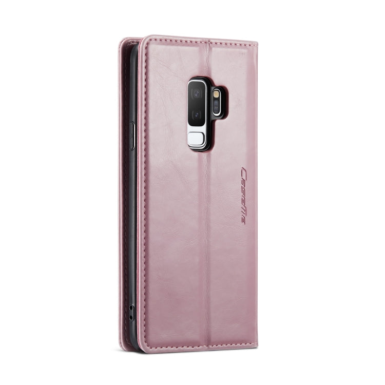 For Samsung Galaxy S9+ CaseMe 003 Crazy Horse Texture Leather Phone Case
