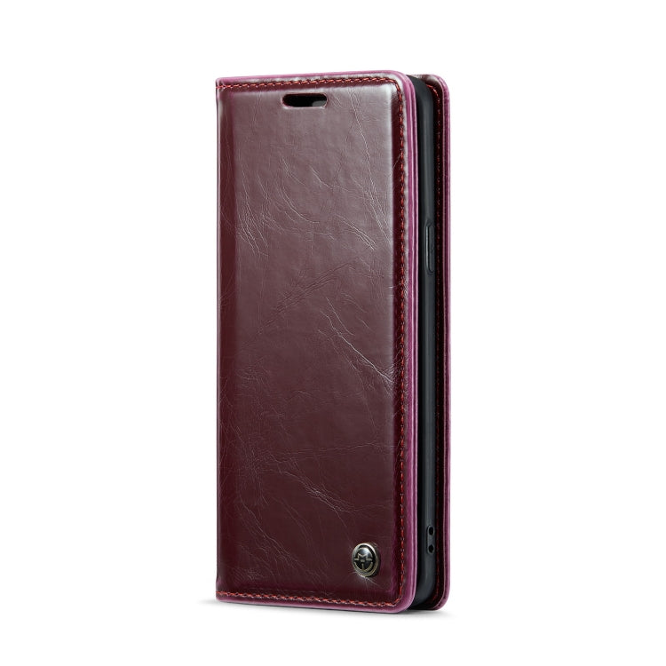 For Samsung Galaxy S9+ CaseMe 003 Crazy Horse Texture Leather Phone Case