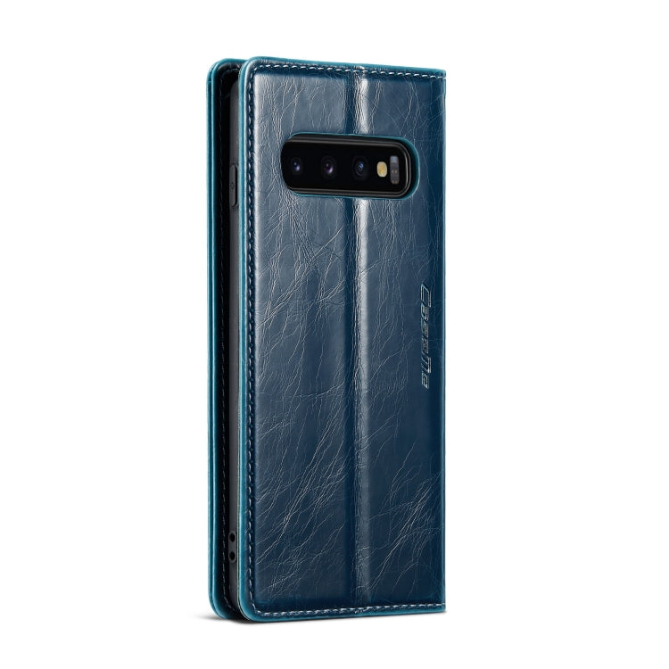 For Samsung Galaxy S10+ CaseMe 003 Crazy Horse Texture Leather Phone Case