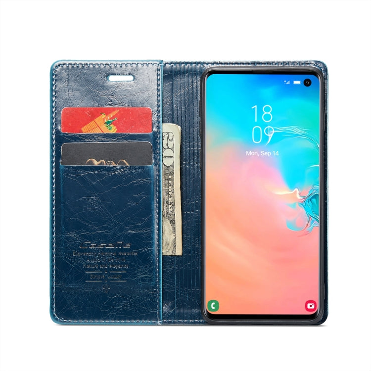 For Samsung Galaxy S10e CaseMe 003 Crazy Horse Texture Leather Phone Case