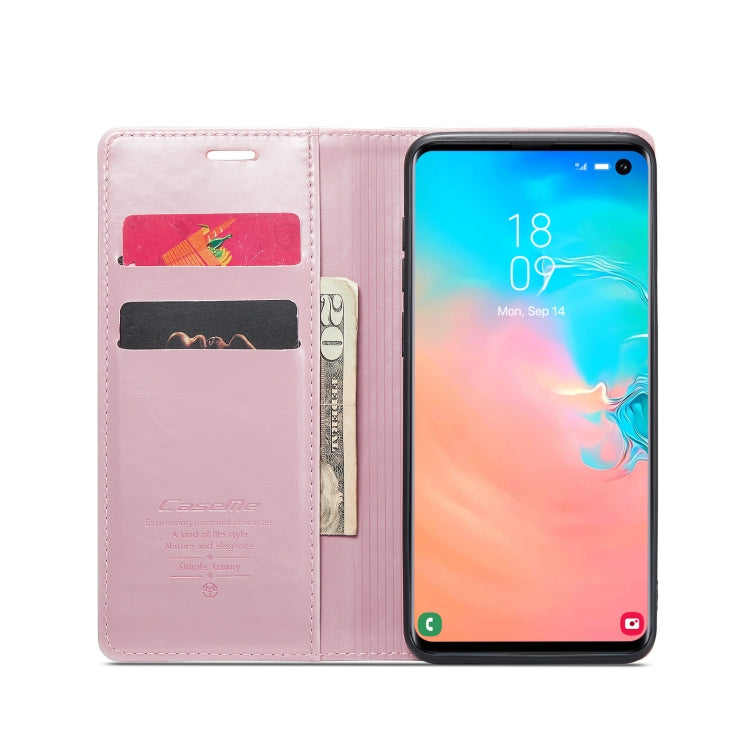 For Samsung Galaxy S10e CaseMe 003 Crazy Horse Texture Leather Phone Case