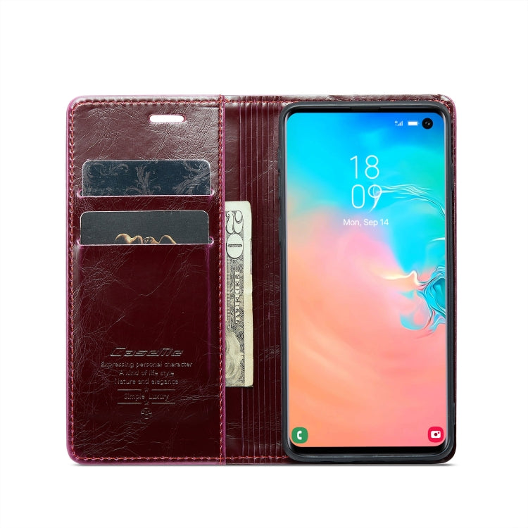 For Samsung Galaxy S10e CaseMe 003 Crazy Horse Texture Leather Phone Case