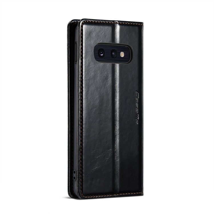 For Samsung Galaxy S10e CaseMe 003 Crazy Horse Texture Leather Phone Case