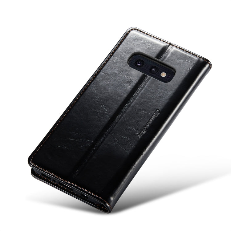 For Samsung Galaxy S10e CaseMe 003 Crazy Horse Texture Leather Phone Case