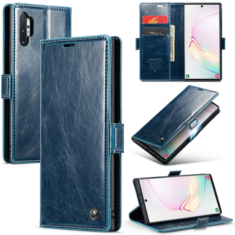 For Samsung Galaxy Note10+ CaseMe 003 Crazy Horse Texture Leather Phone Case