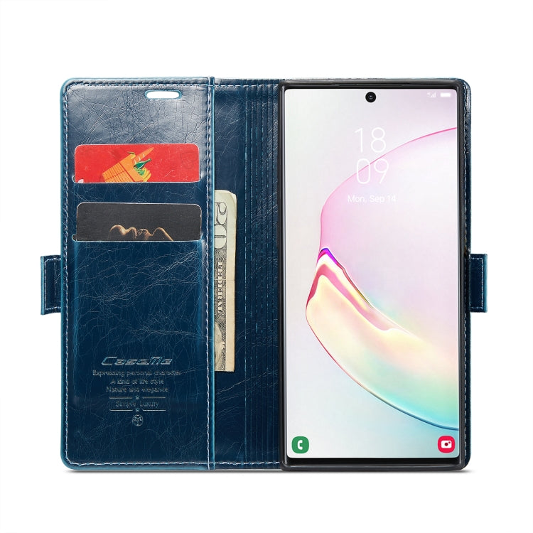 For Samsung Galaxy Note10+ CaseMe 003 Crazy Horse Texture Leather Phone Case