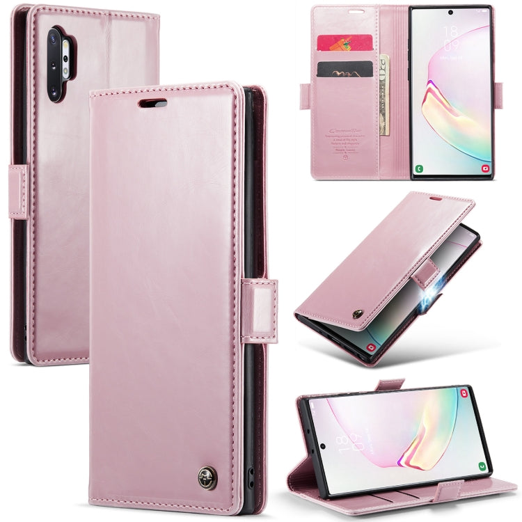 For Samsung Galaxy Note10+ CaseMe 003 Crazy Horse Texture Leather Phone Case