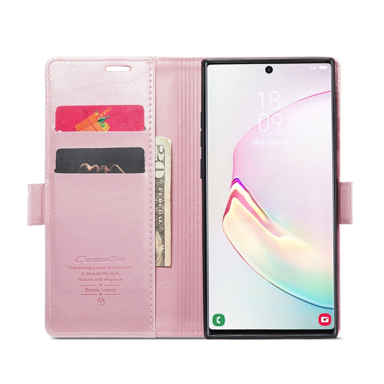For Samsung Galaxy Note10+ CaseMe 003 Crazy Horse Texture Leather Phone Case