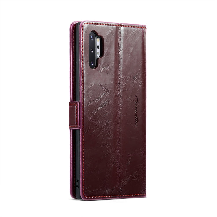 For Samsung Galaxy Note10+ CaseMe 003 Crazy Horse Texture Leather Phone Case