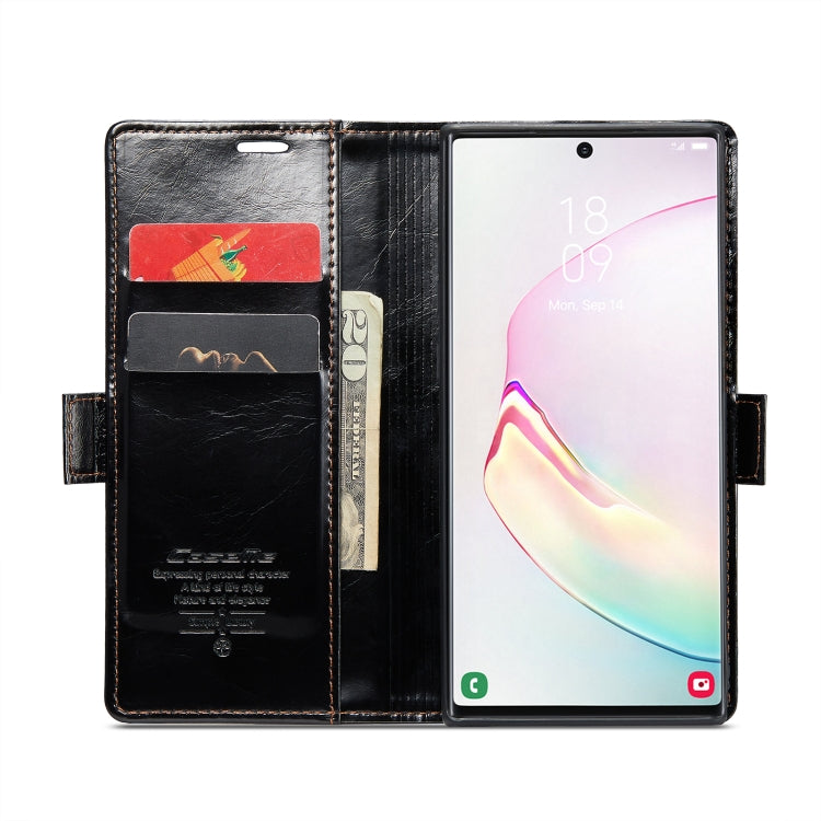 For Samsung Galaxy Note10+ CaseMe 003 Crazy Horse Texture Leather Phone Case