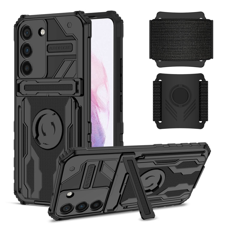 For Samsung Galaxy S23+ 5G Armor Wristband Phone Case