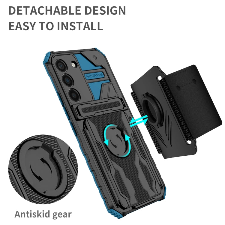 For Samsung Galaxy S23+ 5G Armor Wristband Phone Case