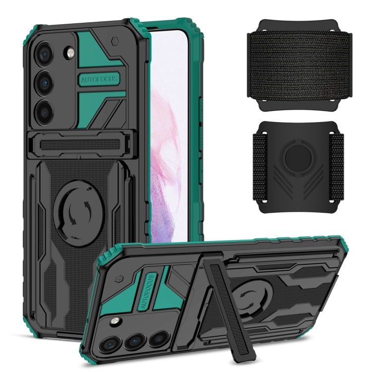 For Samsung Galaxy S23+ 5G Armor Wristband Phone Case