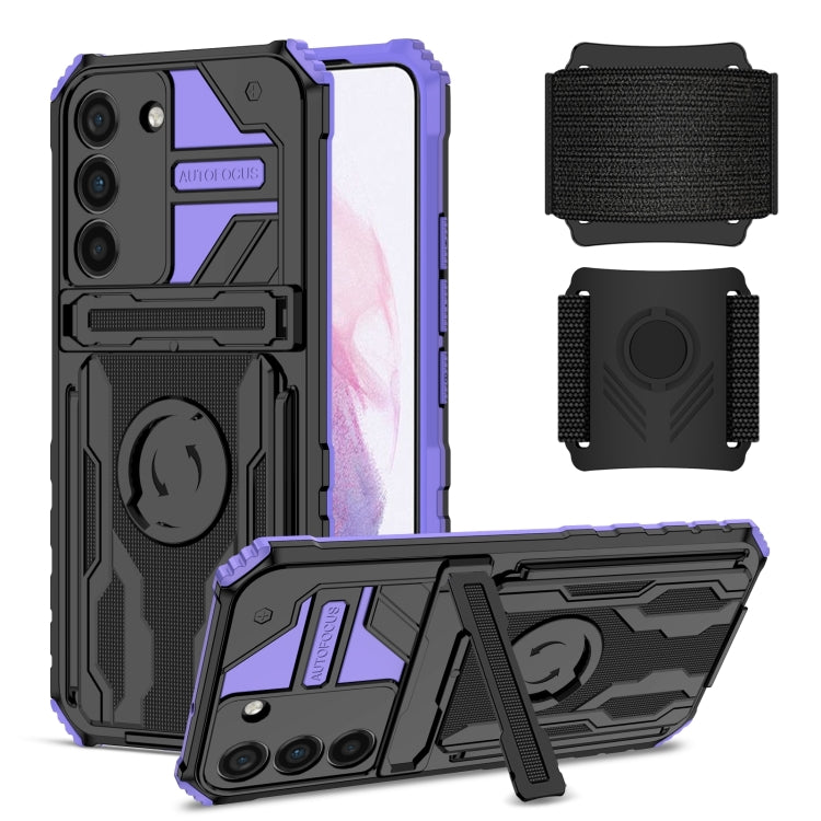 For Samsung Galaxy S23+ 5G Armor Wristband Phone Case