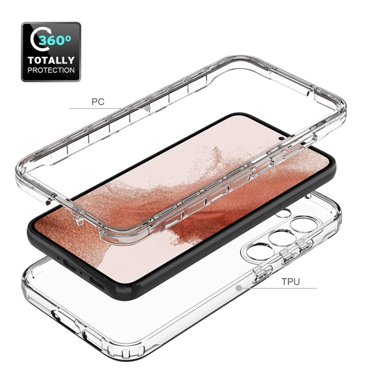 For Samsung Galaxy S23+ 5G Transparent Gradient Color TPU + PC Protective Phone Case