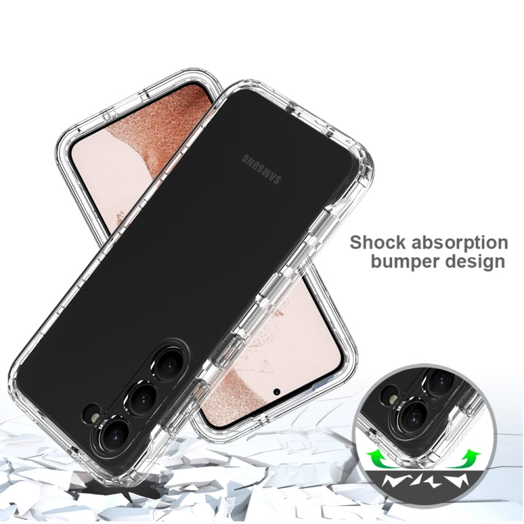 For Samsung Galaxy S23+ 5G Transparent Gradient Color TPU + PC Protective Phone Case