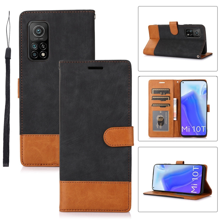 For Xiaomi Mi 10T 5G / 10T Pro 5G Splicing Leather Phone Case