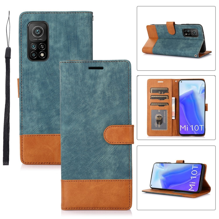 For Xiaomi Mi 10T 5G / 10T Pro 5G Splicing Leather Phone Case