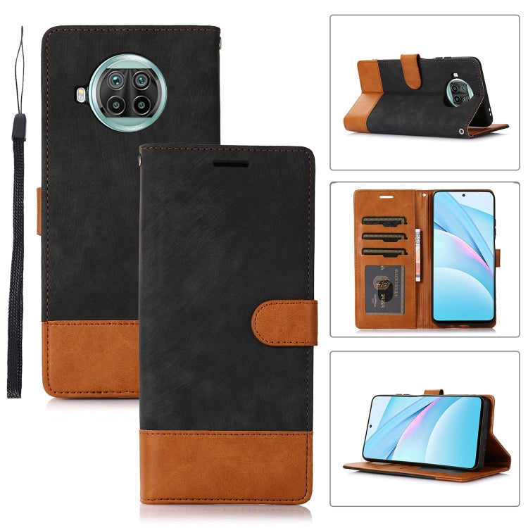 For Xiaomi Mi 10T Lite 5G Splicing Leather Phone Case
