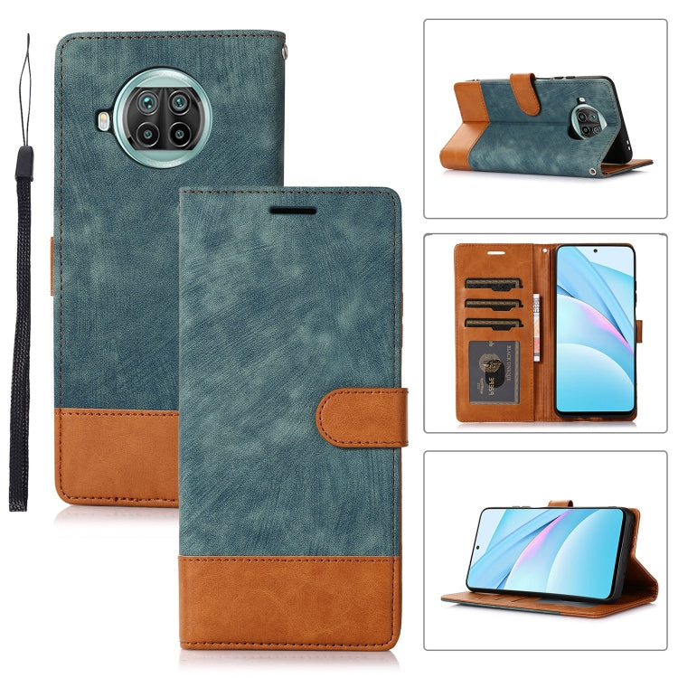 For Xiaomi Mi 10T Lite 5G Splicing Leather Phone Case