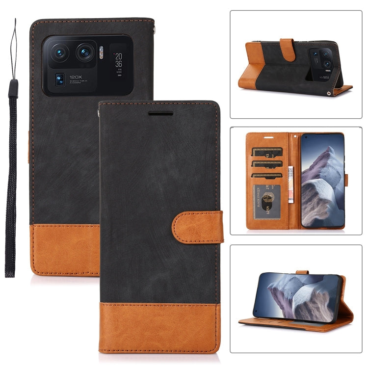 For Xiaomi Mi 11 Ultra Splicing Leather Phone Case