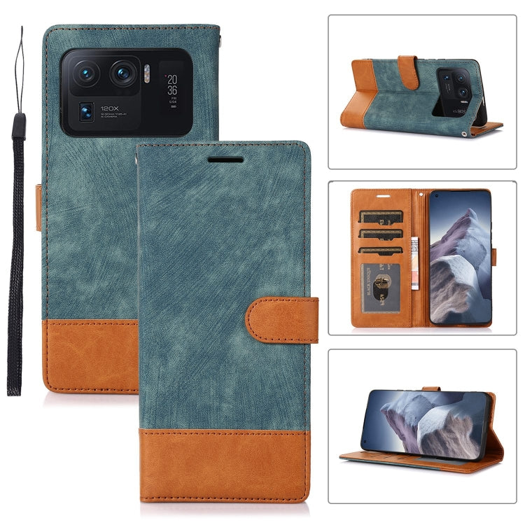 For Xiaomi Mi 11 Ultra Splicing Leather Phone Case